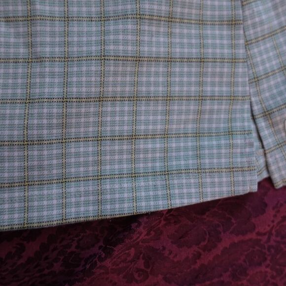 Green plaid mini skirt from Urban Outfitters - Picture 4 of 4